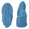 Action Chemical Disposable Shoe Covers, Polypropylene, Blue, Slip Resistant Sole: Yes PP18NSB - alternate 1