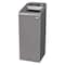 Rubbermaid Commercial 15 gal Rectangular Recycling Bin, Open Top, Gray, Steel, 1 Openings 1961614 - alternate 1
