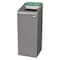 Rubbermaid Commercial 15 gal Rectangular Recycling Bin, Open Top, Gray, Steel, 1 Openings 1961620 - alternate 1
