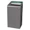 Rubbermaid Commercial 23 gal Rectangular Recycling Bin, Open Top, Gray, Steel, 1 Openings 1961627 - alternate 1