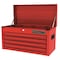 Westward WESTWARD Top Chest, 4-Drawers, Powder Coated Red, 26" W x 12" D x 14" H 48RJ69 - alternate 1