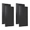 Triton Products (4) 24 In. W x 48 In. H x 1/4 In. D Black Heavy-Duty High Density Fiberboard Pegboards, PK4 TPB-4BK - alternate 1