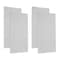 Triton Products (4) 24 In. W x 48 In. H x 1/4 In. D White Heavy-Duty High Density Fiberboard Pegboards, PK4 TPB-4W - alternate 1