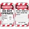 Condor Lockout Tag, Danger Do Not Operate/It is Here to Protect My Life, 3.25 W in x 5.75 in, PK25 48RU14 - alternate 1
