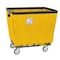 R&B Wire Products Antimicrobial Vinyl Basket Truck with Steel Base, 14 Bushel, Yellow 414SOC/ANTI/YEL - alternate 1