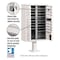 Salsbury Industries Cluster Box Unit, White, Powder Coated, 18 Doors, Pedestal, 3 Type 3316WHT-U - alternate 2