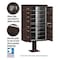 Salsbury Industries Cluster Box Unit, Bronze, Powder Coated, 14 Doors, Pedestal, 4 Type 3313BRZ-U - alternate 2