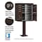 Salsbury Industries Cluster Box Unit, Bronze, Powder Coated, 10 Doors, Pedestal, 1 Type 3308BRZ-U - alternate 2
