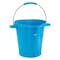Vikan 5 1/4 gal Round Bucket, 15 in H, 14 1/8 in Dia, Blue, Polypropylene/Stainless Steel 56923 - alternate 1