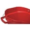 Vikan 5 1/4 gal Round Bucket, 15 in H, 14 1/8 in Dia, Red, Polypropylene/Stainless Steel 56924 - alternate 2