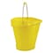 Vikan 5 1/4 gal Round Bucket, 15 in H, 14 1/8 in Dia, Yellow, Polypropylene/Stainless Steel 56926 - alternate 3