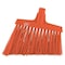 Vikan 11 51/64 in Sweep Face Angle Broom, Stiff, Synthetic, Orange 29147 - alternate 1