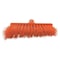 Vikan 11 51/64 in Sweep Face Angle Broom, Stiff, Synthetic, Orange 29147 - alternate 3