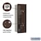 Salsbury Industries Mailbox, Bronze, Powder Coated, 2 Doors, Recessed, 4C, USPS 3711S-2PZFU - alternate 3