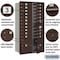 Salsbury Industries Mailbox, Bronze, Powder Coated, 20 Doors, Recessed, 4C, USPS 3716D-20ZFU - alternate 3