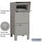 Salsbury Industries Courier Box, Primer, Powder Coated, 1 Doors, Free Standing, Private 4975PRM - alternate 2