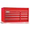 Proto 550S Series Top Chest, 8 Drawer, Red, Steel, 50 in W x 25-1/4 in D x 27 in H J555027-8RD - alternate 1