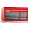 Proto 550S Series Top Chest, 12 Drawer, Red/Gray, Steel, 50 in W x 25-1/4 in D x 27 in H J555027-12SG - alternate 1