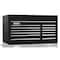 Proto 550S Series Top Chest, 12 Drawer, Black, Steel, 50 in W x 25-1/4 in D x 27 in H J555027-12BK - alternate 1