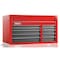 Proto 550S Series Top Chest, 10 Drawer, Red/Gray, Steel, 50 in W x 25-1/4 in D x 27 in H J555027-10SG - alternate 1