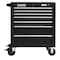 Proto 550S Series Rolling Tool Cabinet, 7 Drawer, Black, Steel, 34 in W x 25-1/4 in D x 41 in H J553441-7BK - alternate 1
