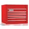 Proto 550S Series Top Chest, 6 Drawer, Red, Steel, 34 in W x 25-1/4 in D x 27 in H J553427-6RD - alternate 1