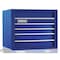 Proto 550S Series Top Chest, 4 Drawer, Blue, Steel, 34 in W x 25-1/4 in D x 27 in H J553427-4BL - alternate 1