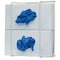 Bowman Dispensers Glove Dispenser, Steel Wire, Holds (2) Boxes , White , 8-1/8 in H x 11 in W x 3-3/4 in D GL022-0613 - alternate 2