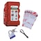 Ideal Warehouse Innovations Equipment Lockout System, Plastic, Red 70-1187 - alternate 1