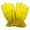 Condor Leather Drivers Gloves, Shirred Slip-On Cuff, Straight Thumb, Yellow, L, 1 PR 48WU06 - alternate 1