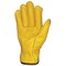 Condor Leather Drivers Gloves, Shirred Slip-On Cuff, Straight Thumb, Yellow, L, 1 PR 48WU06 - alternate 2