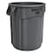 Rubbermaid Commercial BRUTE 10 gal Round Heavy Duty Plastic Can, Black, None, Plastic, Not Applicable 1926827 - alternate 1