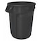 Rubbermaid Commercial BRUTE Trash Can, Round, 55 gal Capacity, 26 1/2 in W, 33 in H, Black 1779739 - alternate 1