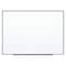 Quartet Dry Erase Board, Steel, 36 in, 48 in, Aluminum Frame, White, Gloss NA4836FB - alternate 1