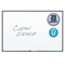 Quartet Dry Erase Board, Steel, 36 in, 48 in, Aluminum Frame, White, Gloss NA4836FB - alternate 9