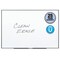 Quartet Dry Erase Board, Steel, 48 in, 96 in, Aluminum Frame, White, Gloss NA9648FB-A - alternate 2