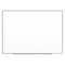 Quartet Dry Erase Board, Steel, 36 in, 48 in, Aluminum Frame, White, Gloss NA4836F-24 - alternate 1
