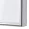 Quartet Dry Erase Board, Steel, 36 in, 48 in, Aluminum Frame, White, Gloss NA4836F-24 - alternate 6
