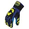 Ironclad Performance Wear Anti-Vibration Gloves, XL, Bl/Blk/Yllw, PR VIB-IWP-05-XL - alternate 1