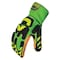 Ironclad Performance Wear Anti-Vibration Gloves, L, Grn/Orng/Yllw, PR VIB-OBM-XOR-04-L - alternate 1