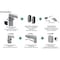 Norton Door Controls Automatic, Hydraulic, Norton 5800, Low Energy Power Operator, Heavy Duty Interior and Exterior 5845 x NPB x 689 - alternate 3