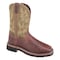 Justin Original Workboots Men's Western Boot, 9 D, Steel Toe, 11 in H, Brown, WK4570 SE4570 - alternate 1