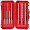 Milwaukee Tool 4 Cutter SDS Plus Rotary Hammer Drill Bit Set, 8 pc, Includes Case 48-20-7663 - alternate 1