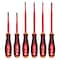 Milwaukee Tool Insulated Screwdriver Set, SAE, 6 pcs 48-22-2206 - alternate 1