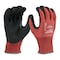 Milwaukee Tool Cut-Resistant Coated Gloves, Cut Level A4 , Dipped , Nitrile , Sandy , S 12 PK 48-22-8945B - alternate 1