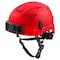 Milwaukee Tool BOLT Red Vented Safety Helmet with IMPACT ARMOR Liner - Type 2, Class C 48-73-1358 - alternate 1