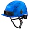 Milwaukee Tool BOLT Blue Front Brim Vented Safety Helmet with IMPACT ARMOR Liner - Type 2, Class C 48-73-1368 - alternate 1