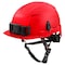 Milwaukee Tool BOLT Red Front Brim Safety Helmet with IMPACT ARMOR Liner - Type 2, Class E 48-73-1373 - alternate 1