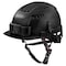 Milwaukee Tool BOLT Black Front Brim Vented Safety Helmet with IMPACT ARMOR Liner - Type 2, Class C 48-73-1374 - alternate 1