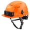 Milwaukee Tool BOLT Orange Front Brim Vented Safety Helmet with IMPACT ARMOR Liner - Type 2, Class C 48-73-1376 - alternate 1